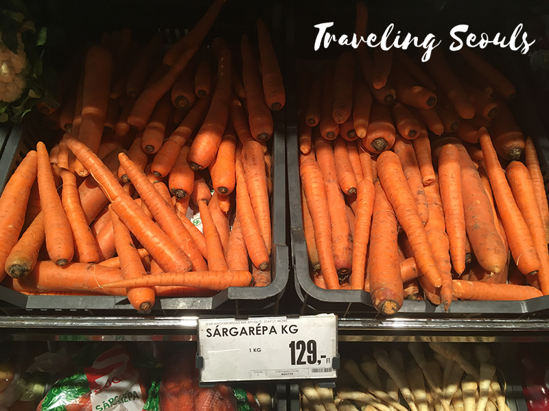 SPAR InterSPAR Grocery store budapest hungary carrots