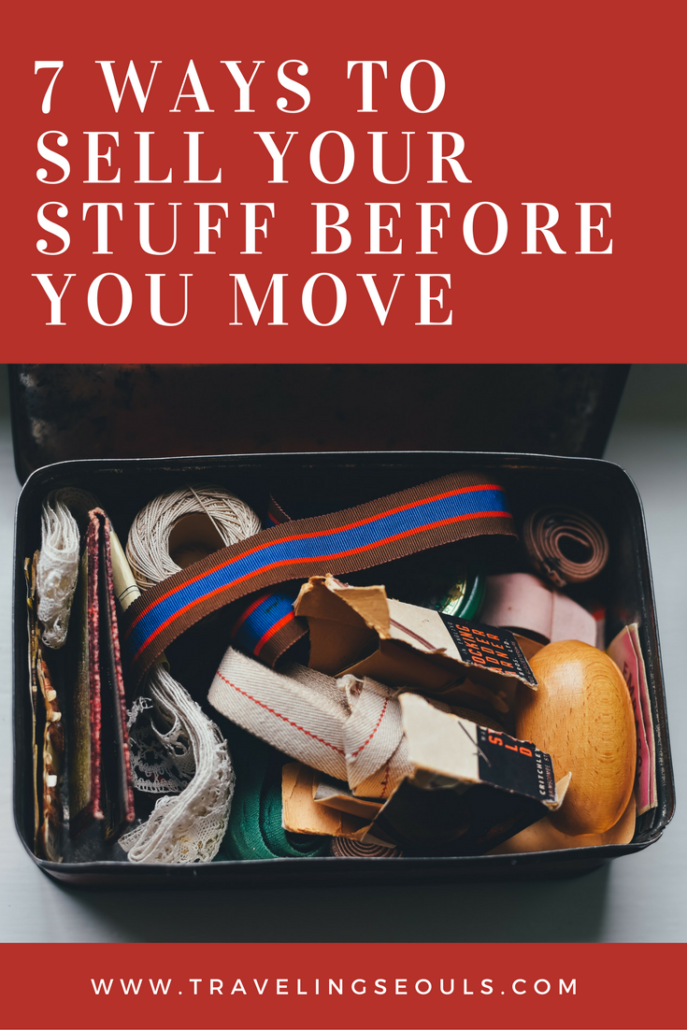 Are you making a move? Planning to downsize from a house to a smaller apartment? Check out seven ways to sell your stuff online. Read more at Traveling Seouls.